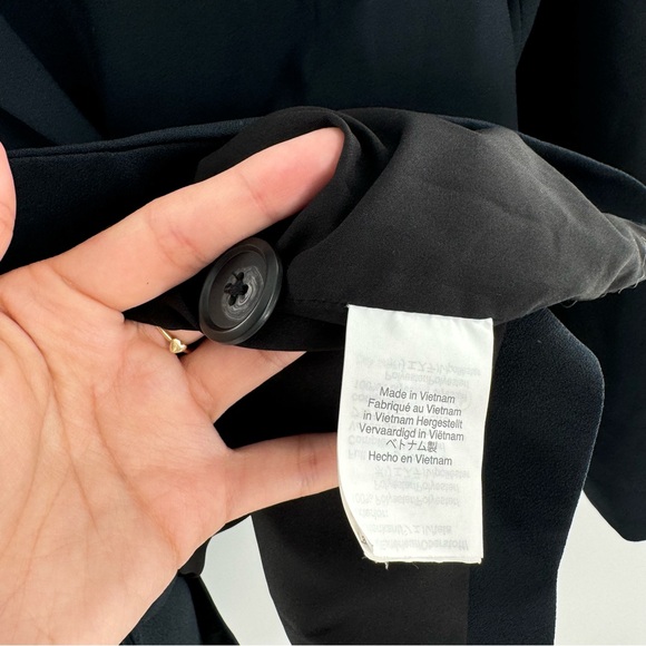 Madewell Caldwell Double Breasted Blazer in Black Size XS - Picture 7 of 10